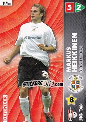 Figurina Markus Heikkinen - Coca-Cola Championship 2006-2007 - Panini