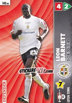 Cromo Leon Barnett - Coca-Cola Championship 2006-2007 - Panini