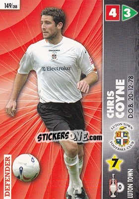 Sticker Chris Coyne - Coca-Cola Championship 2006-2007 n. 149 - Panini