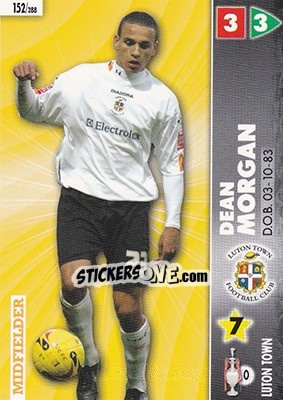 Sticker Dean Morgan - Coca-Cola Championship 2006-2007 - Panini