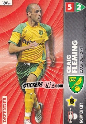 Sticker Craig Fleming - Coca-Cola Championship 2006-2007 n. 160 - Panini