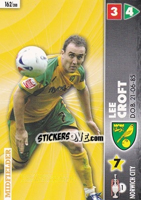 Sticker Lee Croft - Coca-Cola Championship 2006-2007 n. 162 - Panini