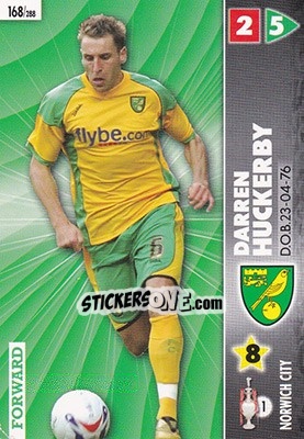 Sticker Darren Huckerby - Coca-Cola Championship 2006-2007 n. 168 - Panini