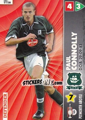 Figurina Paul Connolly - Coca-Cola Championship 2006-2007 - Panini