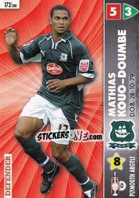 Cromo Mathias Kouo-Doumbe - Coca-Cola Championship 2006-2007 - Panini