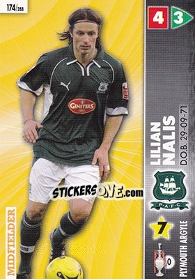 Sticker Lilian Nalis - Coca-Cola Championship 2006-2007 n. 174 - Panini