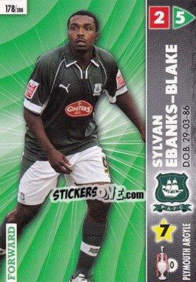 Sticker Sylvan Ebanks-Blake - Coca-Cola Championship 2006-2007 n. 178 - Panini