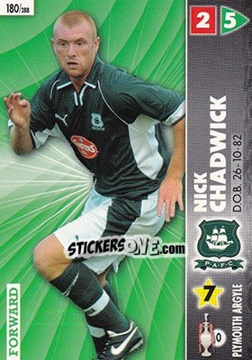 Sticker Nick Chadwick - Coca-Cola Championship 2006-2007 n. 180 - Panini