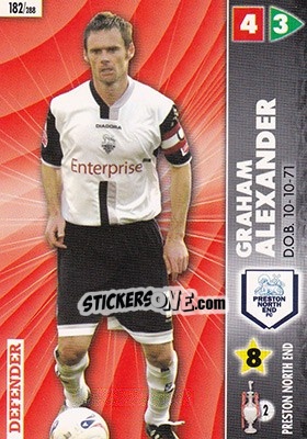 Sticker Graham Alexander - Coca-Cola Championship 2006-2007 n. 182 - Panini