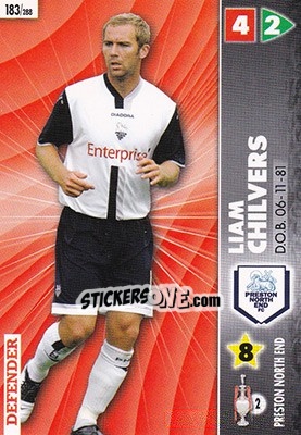 Sticker Liam Chilvers - Coca-Cola Championship 2006-2007 n. 183 - Panini
