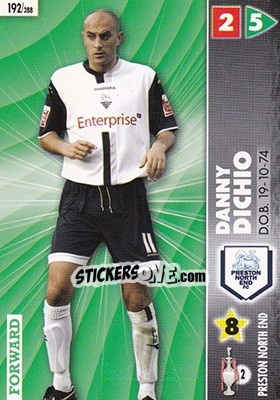 Sticker Danny Dichio - Coca-Cola Championship 2006-2007 n. 192 - Panini