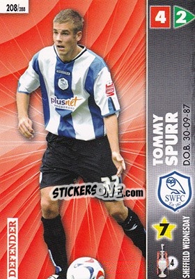 Figurina Tommy Spurr - Coca-Cola Championship 2006-2007 n. 208 - Panini