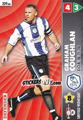Sticker Graham Coughlan - Coca-Cola Championship 2006-2007 n. 209 - Panini