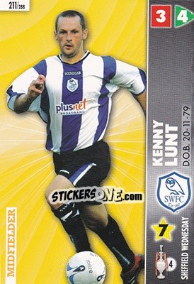 Cromo Kenny Lunt - Coca-Cola Championship 2006-2007 n. 211 - Panini