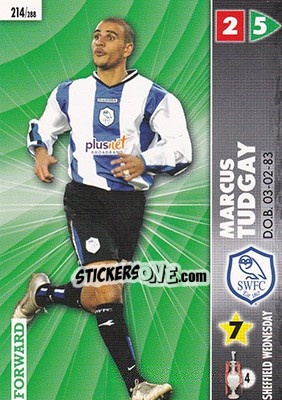 Sticker Marcus Tudgay - Coca-Cola Championship 2006-2007 - Panini