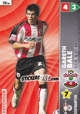 Sticker Gareth Bale - Coca-Cola Championship 2006-2007 n. 218 - Panini