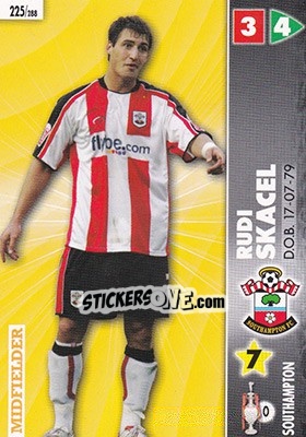 Sticker Rudi Skacel - Coca-Cola Championship 2006-2007 n. 225 - Panini