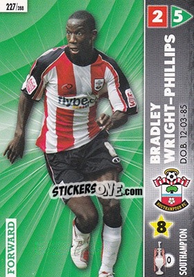 Sticker Bradley Wright-Phillips - Coca-Cola Championship 2006-2007 n. 227 - Panini
