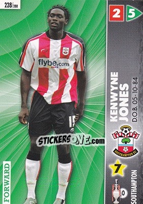 Sticker Kenwynne Jones - Coca-Cola Championship 2006-2007 n. 228 - Panini