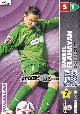 Figurina Darryl Flahavan - Coca-Cola Championship 2006-2007 - Panini