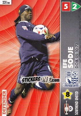 Cromo Efe Sodje - Coca-Cola Championship 2006-2007 - Panini