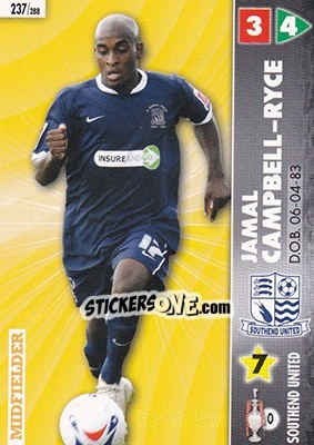 Sticker Jamal Campbell-Ryce - Coca-Cola Championship 2006-2007 n. 237 - Panini