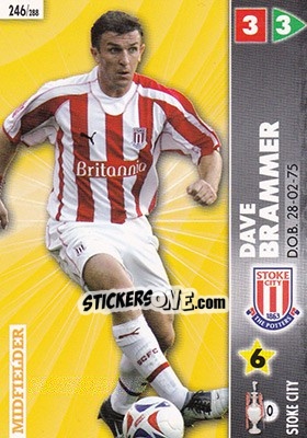 Sticker Dave Brammer - Coca-Cola Championship 2006-2007 - Panini