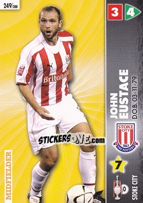 Sticker John Eustace - Coca-Cola Championship 2006-2007 n. 249 - Panini