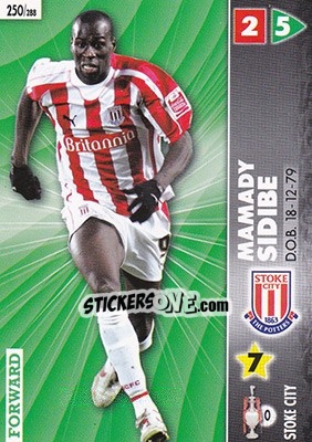 Cromo Mamady Sidibe - Coca-Cola Championship 2006-2007 - Panini