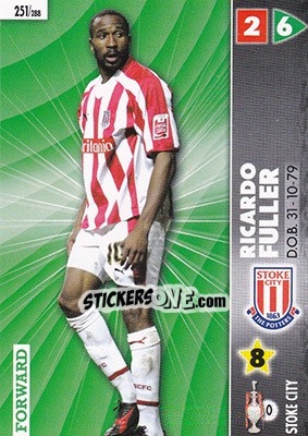 Figurina Ricardo Fuller - Coca-Cola Championship 2006-2007 - Panini