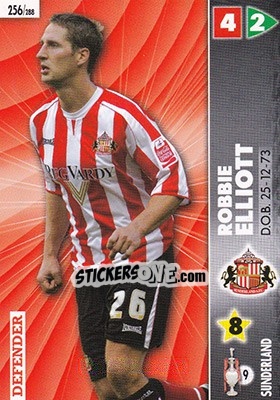 Sticker Robbie Elliott - Coca-Cola Championship 2006-2007 n. 256 - Panini