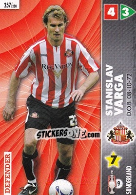 Sticker Stanislav Varga - Coca-Cola Championship 2006-2007 n. 257 - Panini