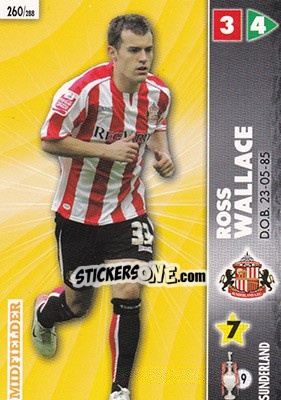 Sticker Ross Wallace - Coca-Cola Championship 2006-2007 - Panini