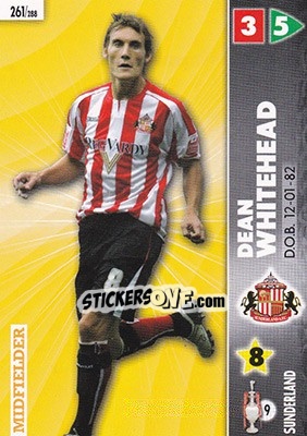 Figurina Dean Whitehead - Coca-Cola Championship 2006-2007 n. 261 - Panini