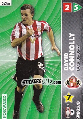 Sticker David Connolly - Coca-Cola Championship 2006-2007 n. 263 - Panini