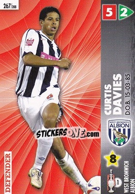 Sticker Curtis Davies - Coca-Cola Championship 2006-2007 n. 267 - Panini