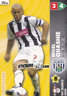 Sticker Nigel Quashie - Coca-Cola Championship 2006-2007 n. 270 - Panini
