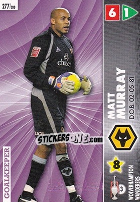 Sticker Matt Murray - Coca-Cola Championship 2006-2007 n. 277 - Panini