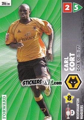 Sticker Carl Cort - Coca-Cola Championship 2006-2007 n. 286 - Panini