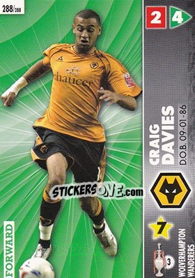 Sticker Craig Davies - Coca-Cola Championship 2006-2007 n. 288 - Panini
