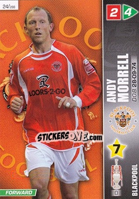 Cromo Andy Morrell - Coca-Cola Championship 2007-2008 - Panini