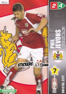 Sticker Phil Jevons - Coca-Cola Championship 2007-2008 n. 35 - Panini