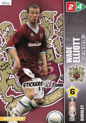 Sticker Wade Elliott - Coca-Cola Championship 2007-2008 n. 42 - Panini