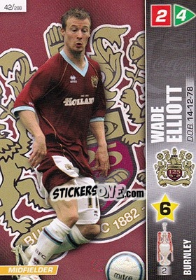 Sticker Wade Elliott - Coca-Cola Championship 2007-2008 - Panini