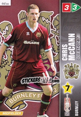 Sticker Chris McCann - Coca-Cola Championship 2007-2008 - Panini