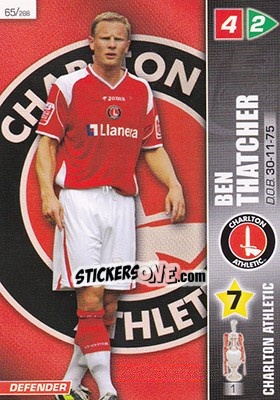 Sticker Ben Thatcher - Coca-Cola Championship 2007-2008 n. 65 - Panini