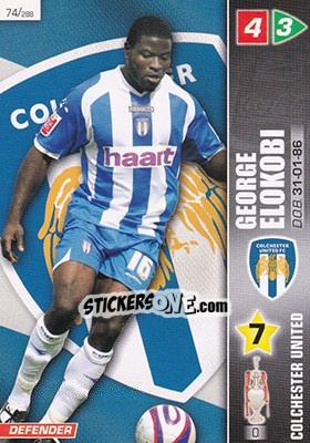 Sticker George Elokobi - Coca-Cola Championship 2007-2008 n. 74 - Panini