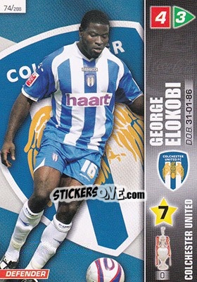 Sticker George Elokobi - Coca-Cola Championship 2007-2008 - Panini