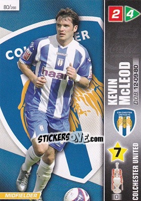 Figurina Kevin McLeod - Coca-Cola Championship 2007-2008 - Panini