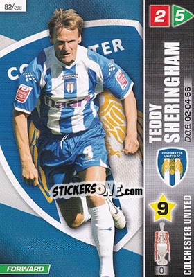 Sticker Teddy Sheringham